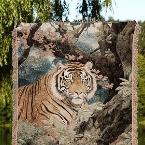 Vintage tiger blanket 2025