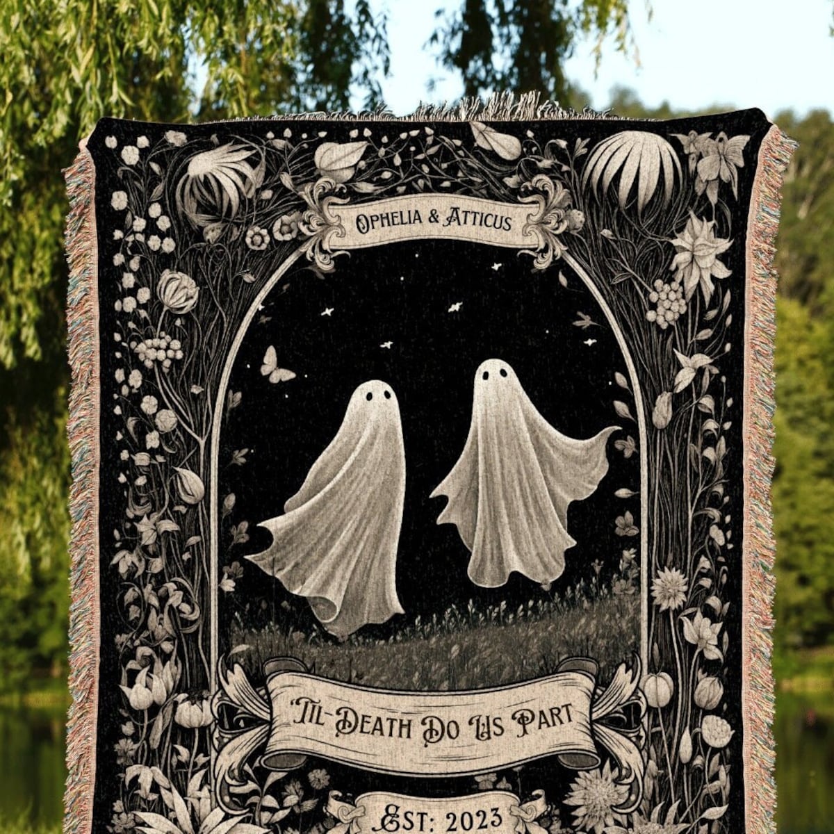 Ghost Couple 'til death do us part-customizable