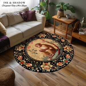 Victorian Gothic Decorative Rug | Woodland Gothic Room Decor William ...