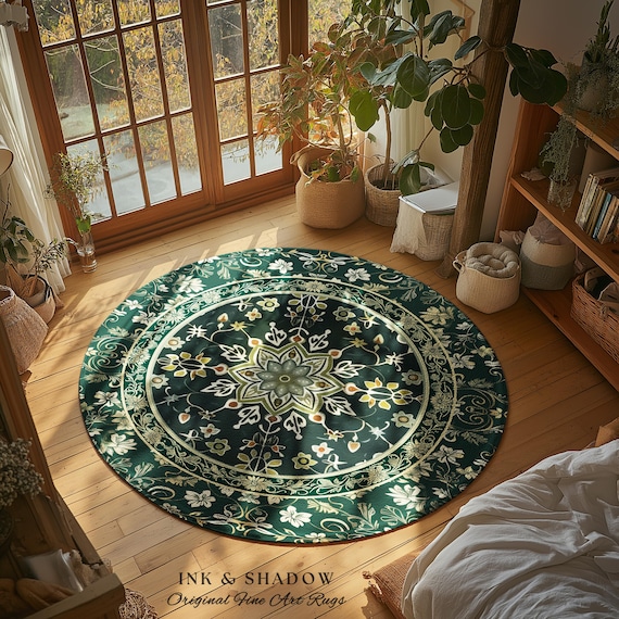 110×210 \"Green Emerald” ViNTAGE RUG 110×210 