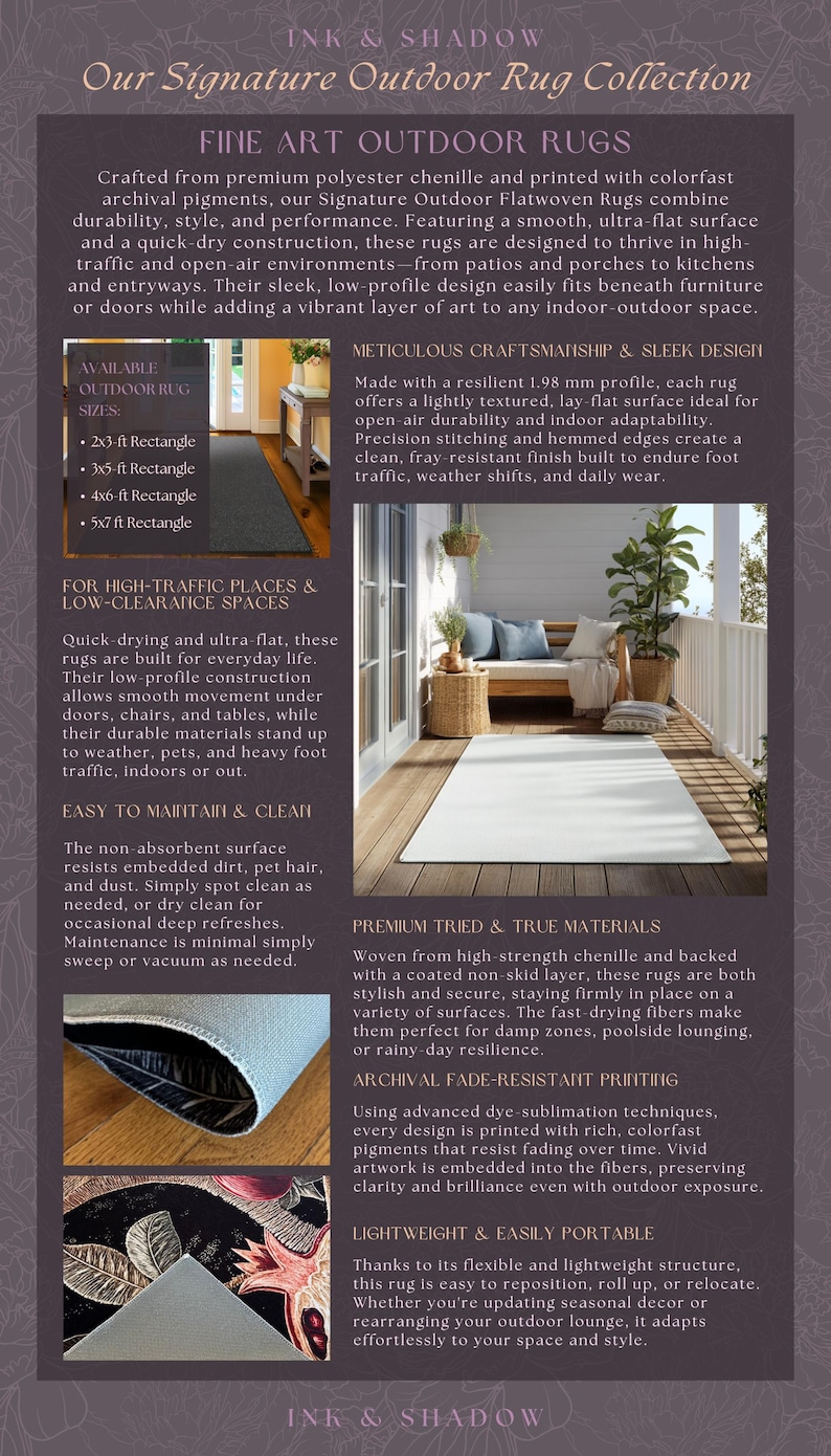 a brochure for a furniture store