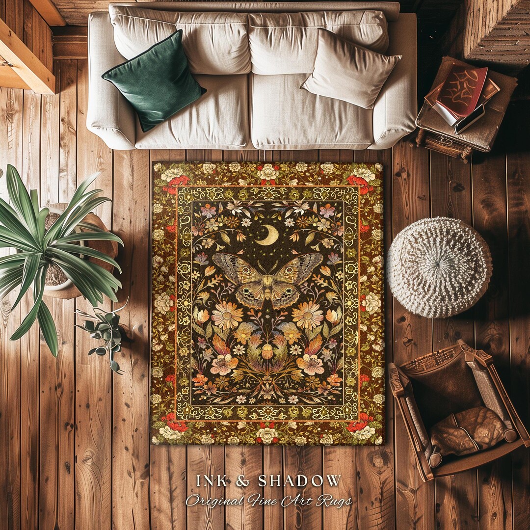 Moth Pattern Rug This item is unavailable - Etsy