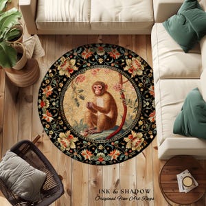 Victorian Gothic Decorative Rug | Woodland Gothic Room Decor William ...