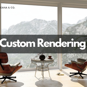 Interior Design Service Package-Custom Rendering/Drawing | E-Design | E-Design Service | Custom Room | Virtual Design|Room Design