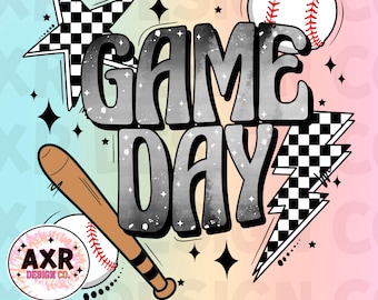 Retro-Baseballspieltag PNG, Baseball-Sublimationsdesign, Baseballsaison png, schwarzes benutzerdefinierte Farbe Baseball-Shirt Design, Baseball Mama png