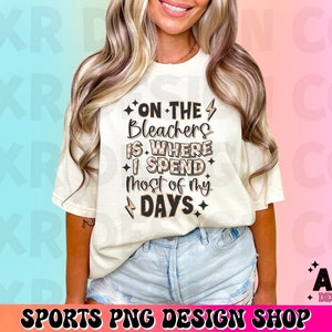 På läktaren tillbringar jag de flesta av mina dagar png, sportpaket png, framficka och baksida png, sportmamma png, digital nedladdning bild 6