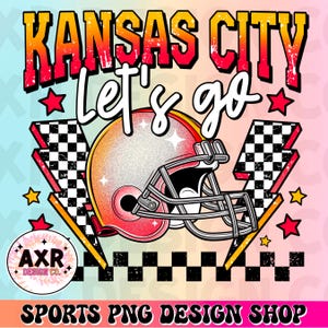 Kansas City Football png, American football sublimation design, custom football png, retro football shirt png, game day touchdown season png