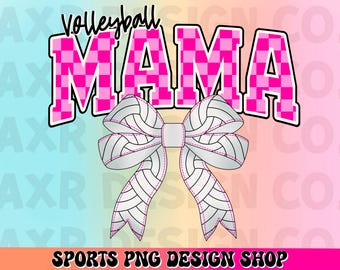 png de mãe de vôlei, sublimação de vôlei retrô, png de arco de vôlei coquete, png de dia de jogo de vôlei, camisa de time de vôlei rosa da moda