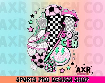Retro soccer png, soccer sublimation design, soccer vibes png, soccer game day png, soccer mom png, cute soccer shirt design, digital design