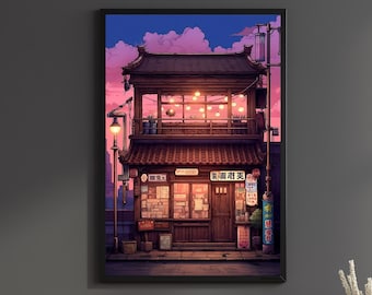 Shop Retro Game Print, Cyber Punk Wall art Arcade Room Poster Comic Room Decor Anime Canvas Sci fi Wall Hanger 80's 8bit Pixel Gift For Her