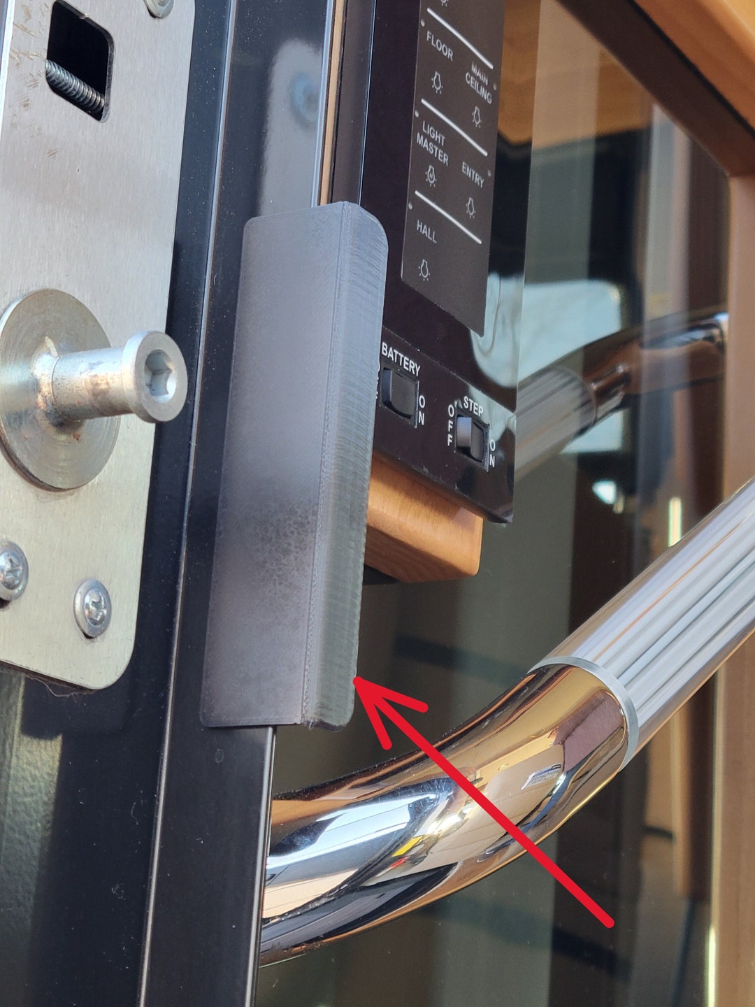 Entry Door Replacement Flap for Striker Bolt, for Tiffin Motorhome ...