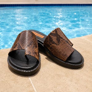 Brown Snake Sandals - Etsy display picture 1