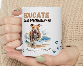 Pitbull owner Mug Pitbull Lover coffee cup Pittie family gift Mug for dog lover Pitbull mom coffee cup 11oz mug colorful gift with  Pitbull