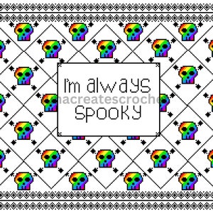 Always Spooky - graphgan, C2C pattern