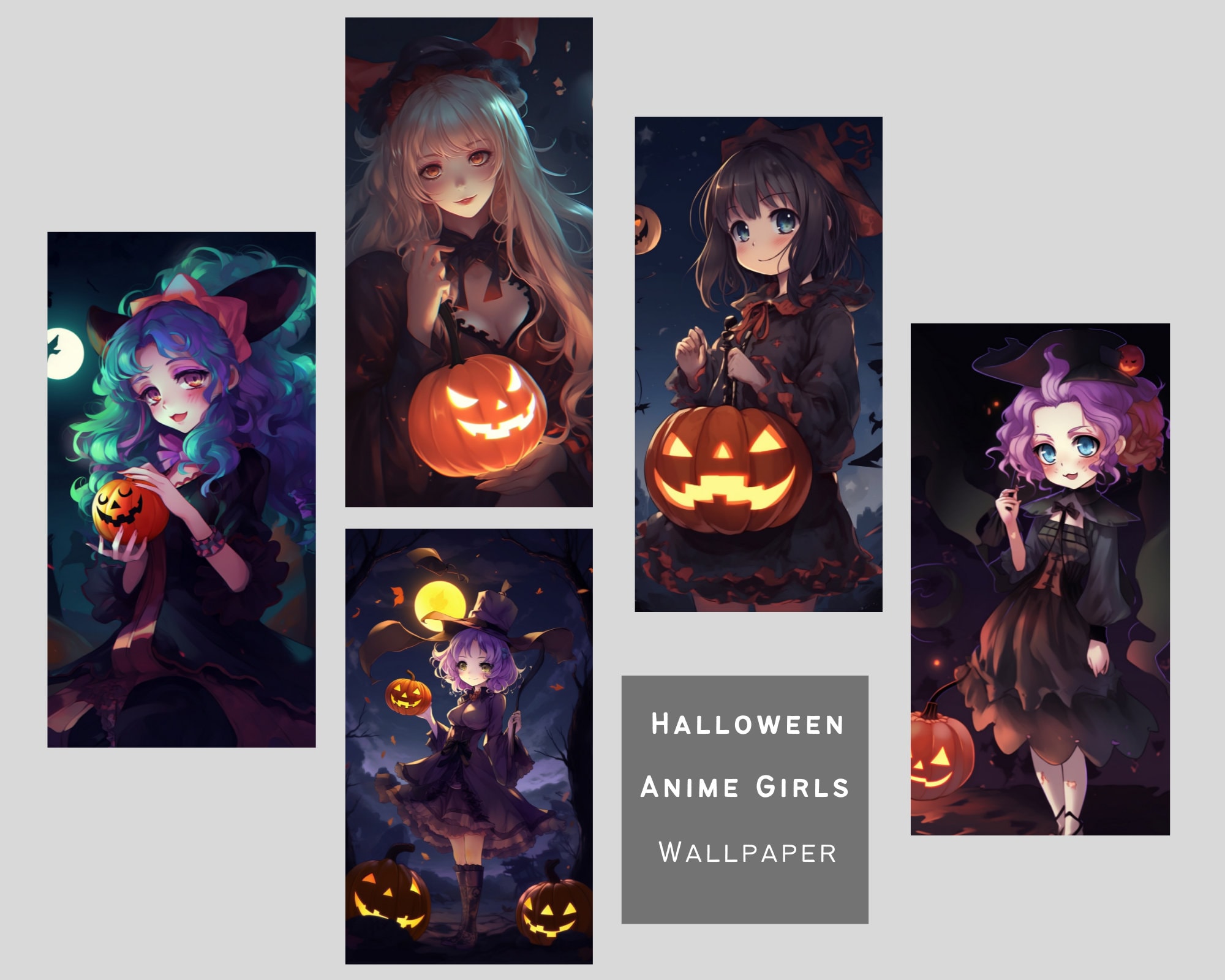 Cute Halloween Anime Wallpapers - Top Free Cute Halloween Anime Backgrounds  - WallpaperAccess