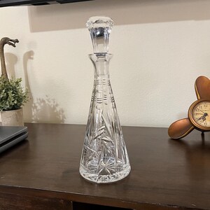 Cut Glass Clear Decanter