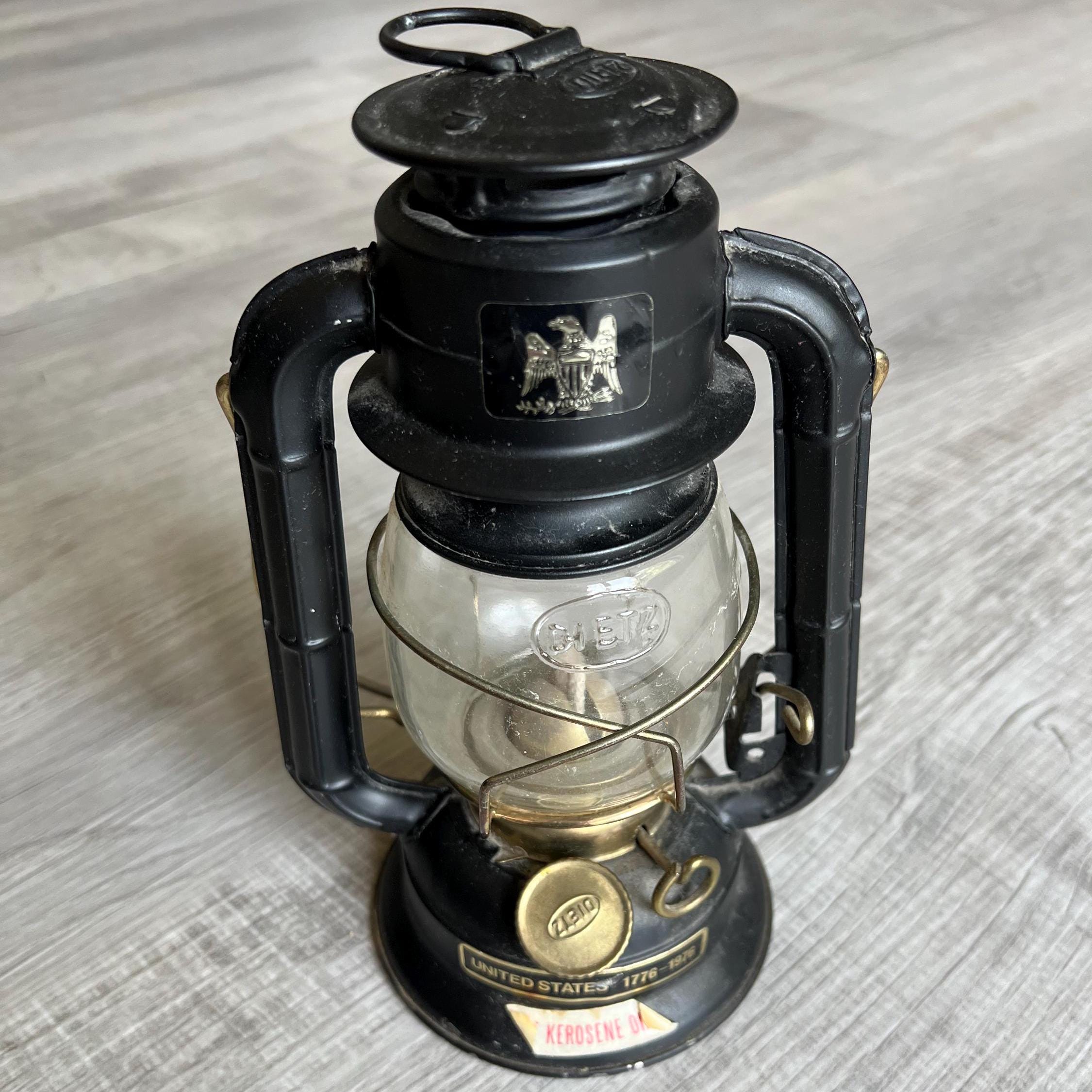 76 Original Dietz Lantern Black w/ Gold Trim | Woodward