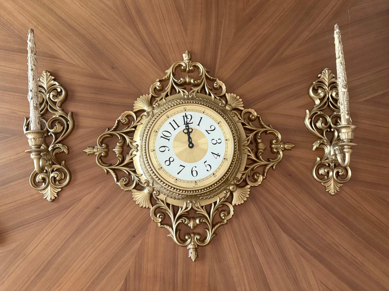 Vintage Burwood Wall Clock - Etsy