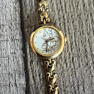 Disney Gold Tone Mickey Mouse Watch