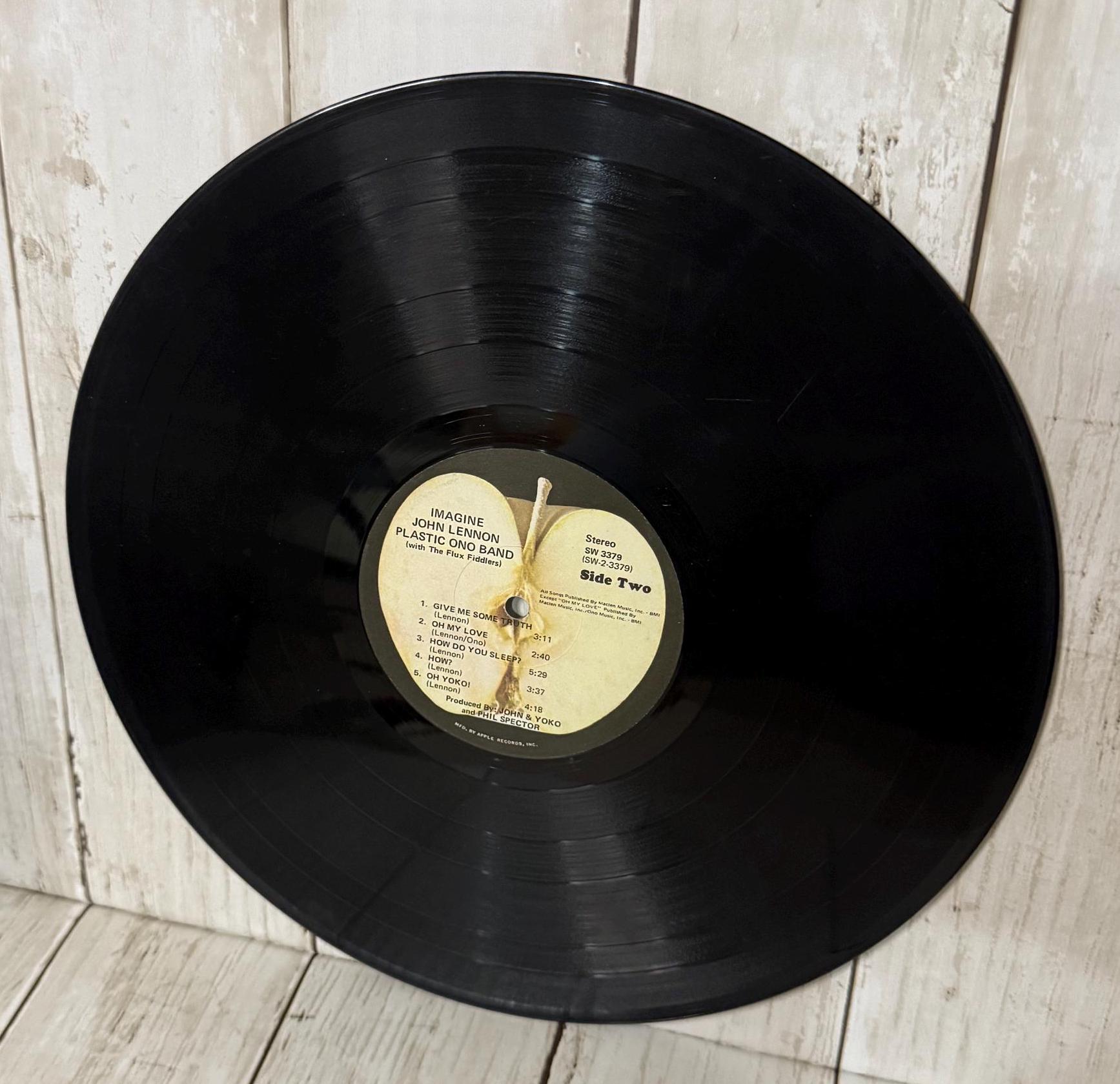 John Lennon Plastic Ono Band Imagine Vinyl Record LP SW 3379