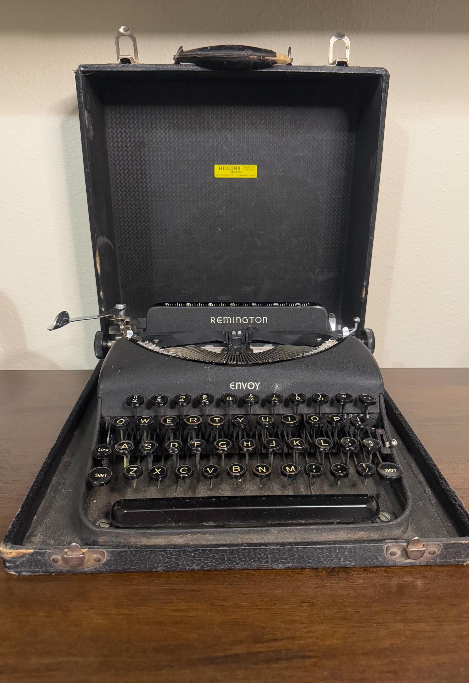 Remington RR D タイプライター ケース付き Remington Typewriter Case - Etsy