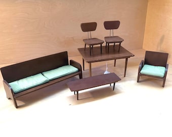 Rare MCM Red Robin Doll Furniture