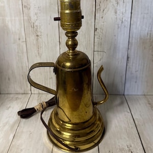 Copper Tea Kettle Lamp