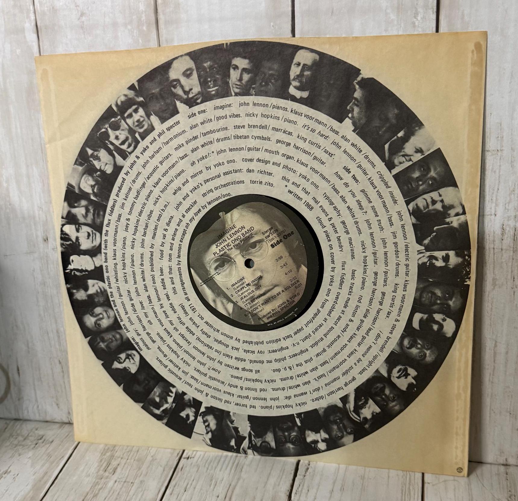 John Lennon Plastic Ono Band Imagine Vinyl Record LP SW 3379