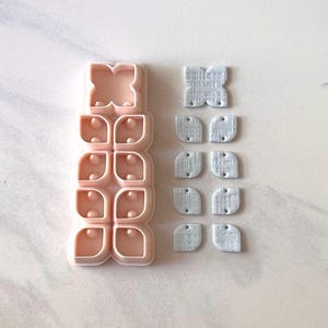 Retro Stack All-In-One Clay Cutter & Hole Punch Tool | Statement Earrings | E-106