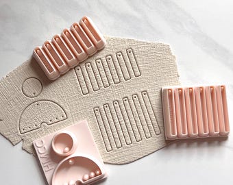 All-In-One Polymer Clay Cutter and Hole Punch | Statement Earring Cutter | E-57