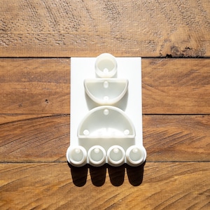 All-In-One Polymer Clay Cutter and Hole Punch | C-67 | Dangle Clay Cutter | Clay Tools | Sharp Cutting Edge