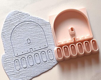 All-in-One Polymer Clay Cutter and Hole Punch Tool | Statement Earring Cutter | E-4
