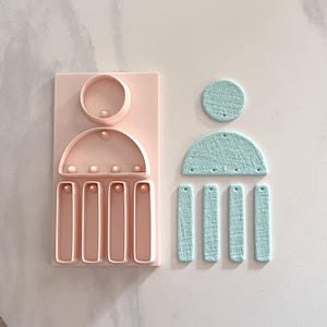 All-In-One Polymer Clay Cutter & Hole Punch Tool | Statement Earrings | E-101 image 2