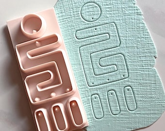 Meg All-In-One Polymer Clay Cutter & Hole Punch Tool | Statement Earrings | E-24