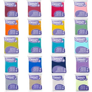 Cernit Translucent Polymer Clay 56g (2.2 oz) – Professional High-Clarity Clay | All Colors Available