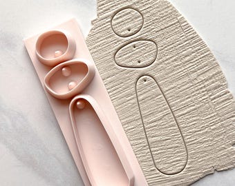 All-In-One Polymer Clay Cutter | Statement Earrings | E-81