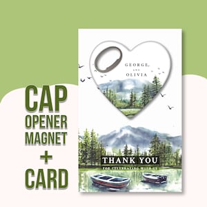 Customisable Cute Unique Wedding Gifts Favors for Guests, Personalized Wedding Magnet Favors, Thank You Gifts