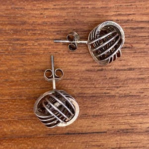 Beautiful silver (925s) earrings in fine condition, Denmark 1960s