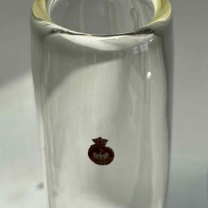 A stunning Large Scandinavian Glass Vase, Made by Holmegaard, Denamrk 1960s