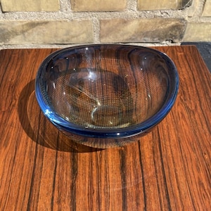 Mid-Century Sven Palmqvist (Sweden 1906-1984) Kraka glass bowl