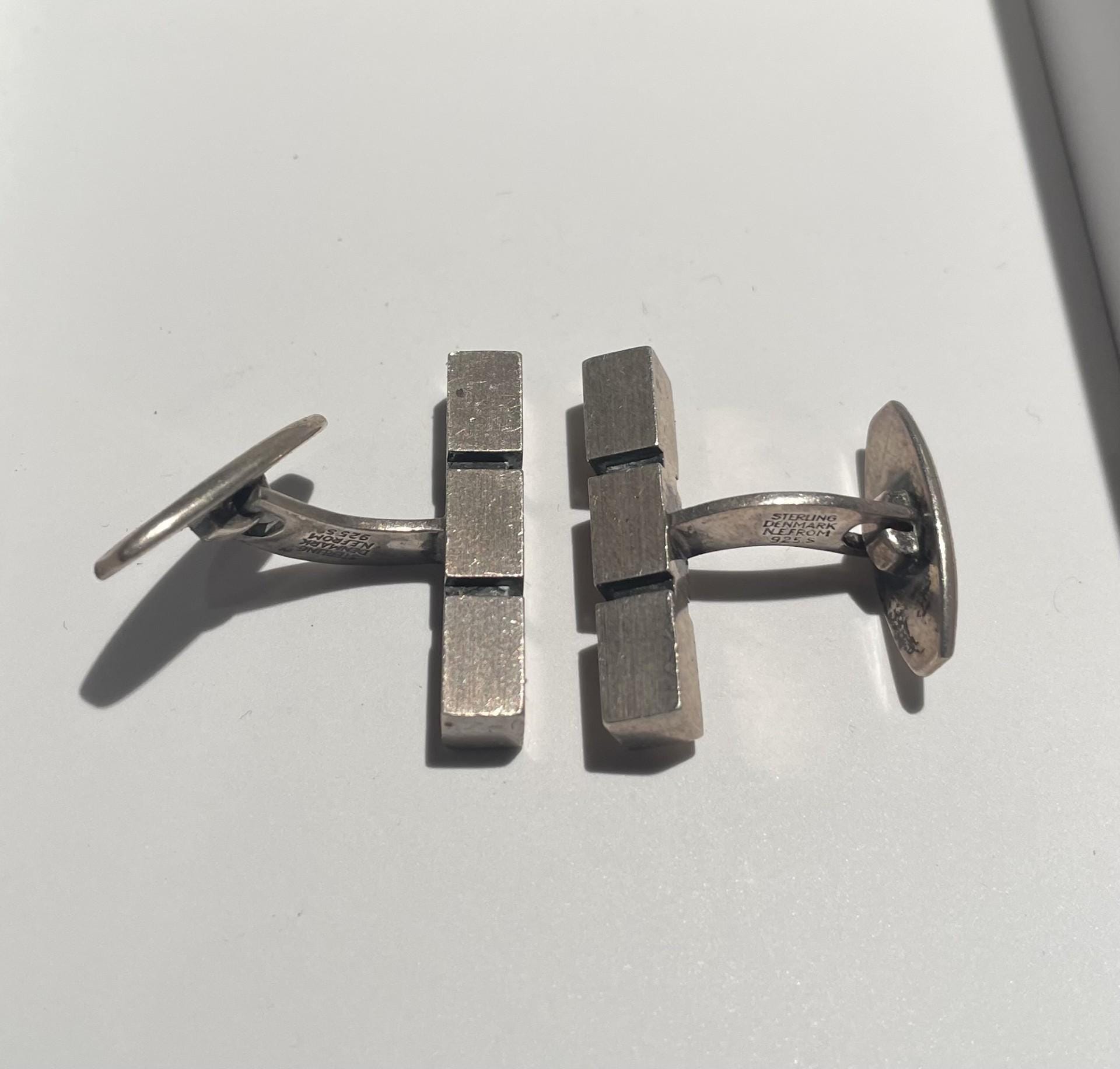 W&S Sorensen・Denmark純銀925Sボタンセット: ヴィンテージ W&S Sorensen・Denmark純銀925Sボタンセット: ヴィンテージ