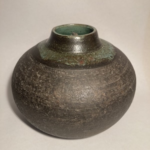 Lovely Mid-Century stoneware vase by Chris Moes, Denmark