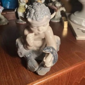 Ceramic Pan figurine from Royal Copenhagen, Denmark 1960s
