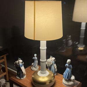 Vintage Royal Copenhagen faience table lamp, Denmark 1960s