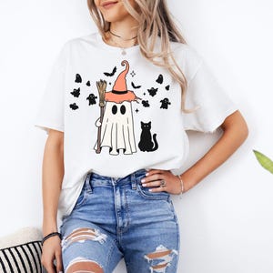 Cute Ghost Shirt | Unique Ghost T-shirt | Simple Ghost Tee | Funny Ghost Shirt | Cute Halloween Tee | Women Ghost Shirt | Ghost Graphic Tee,