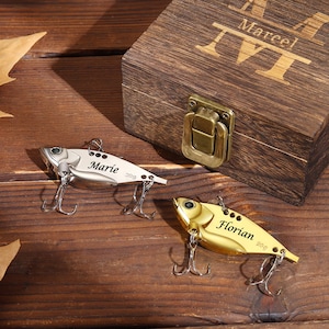 Custom Fishing Lure,Personalized Fishing,Fishing Bait,Fishing Hook,Engraved Fishing,Fishing Gifts for Him,Fathers Day Gift,Retirement Gift