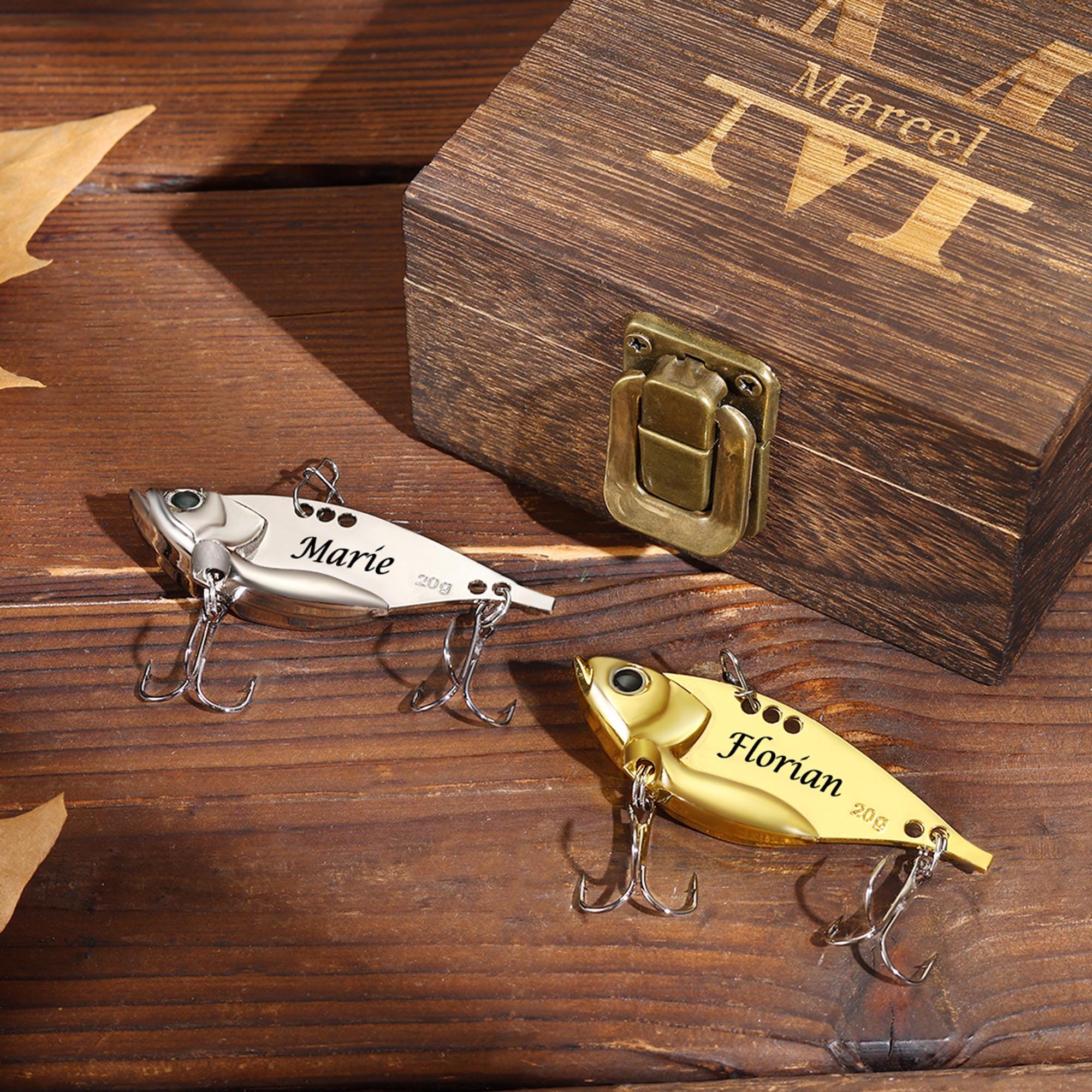 Custom Fishing Lure,Personalized Fishing,Fishing Bait,Fishing Hook,Engraved Fishing,Fishing Gifts for Him,Fathers Day Gift,Retirement Gift
