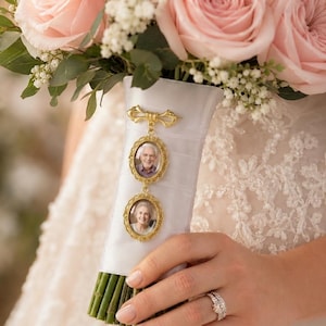Benutzerdefinierte Brautstrauß Charme, Blumenstrauß Foto Charme, Hochzeit Erinnerungsstück, Erinnerung Andenken Pin, Hochzeit Erinnerungsgeschenk