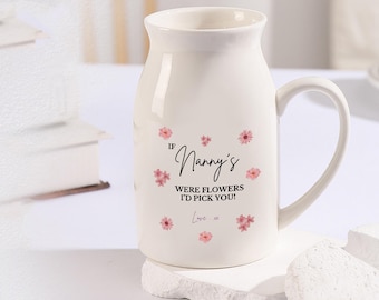Custom Name Vase,custom vase for mom,Flower Vase for mom,gifts for mother,Grandma Garden,Vase for Grandma,Nana Flower Vase,Mother's Day Gift