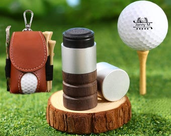 Custom Golf Ball Stamp,Personalized Logo Marker,Golf Marker with Name Logo,Refillable Ink,Wooden Metal Design,Golfer Gift,With Package Box